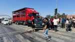 Afyon’da Bolvadin-Çay yolunda zincirleme kaza: 4 yaralı var!