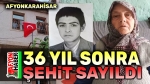 Vefatından 36 yıl sonra şehit sayıldı