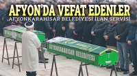 7-10 Temmuz Afyon’da vefat edenler