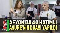 Afyon’da 40 Hatimli Aşure’nin duası yapıldı