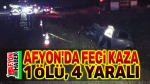 Otomobil ile yolcu otobüsü çarpıştı: 1 ölü, 4 yaralı
