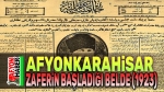Afyonkarahisar; Zaferin başladığı belde (1923)
