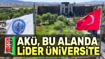 AKÜ, bu alanda lider üniversite oldu