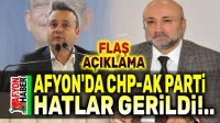 Afyon’da CHP, AK Parti hatlar gerildi!..