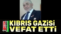 Afyonlu Kıbrıs Gazisi vefat etti