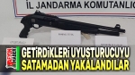 Getirdikleri uyuşturucuyu satamadan yakalandılar