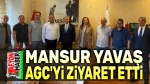 Mansur Yavaş, AGC’yi ziyaret etti