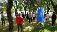 Tepebaşı’nda açık havada spor keyfi