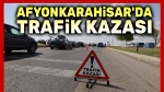 Afyon’da trafik kazası, 2 yaralı