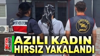 Azılı kadın hırsız yakalandı!..