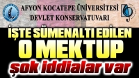 İşte sümenaltı edilen o mektup!..