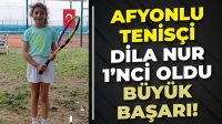 Afyonlu Tenisçi Dila Nur Kaya’dan Büyük Başarı: Birinci Oldu!