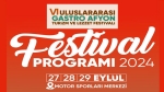 Uluslararası GastroAfyon Turizm ve Lezzet Festivali başlıyor