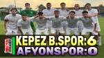 Kepez Belediyespor:6 Afyonspor:0