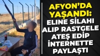 Afyonkarahisar’da Bu Kişi Eline Silah Alıp Rastgele Ateş Etti