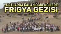 Yurtlarda kalan öğrencilere Frigya gezisi