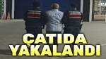 Çatıda yakalandı!..