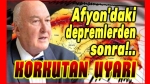 Prof. Ahmet Ercan’dan Afyon depremleri açıklaması