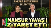 Başkan Burcu Köksal, Mansur Yavaş’ı ziyaret etti