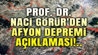 Prof. Dr. Naci Görür’den flaş Afyon depremi açıklaması!..