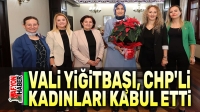 Vali Yiğitbaşı, CHP’li kadınları kabul etti