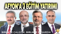 Afyonkarahisar’a üç eğitim yatırımı daha!..