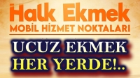 Ucuz ekmek halkın ayağına gidiyor