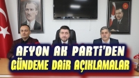 Afyonkarahisar AK Parti’den gündeme dair açıklama