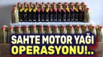 Afyon’da sahte motor yağı ele geçirildi