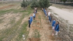 Afyon Başmakçı’da öğrenciler şehitler için fidan dikti