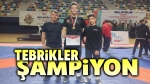 Afyonlu güreşçi Türkiye Şampiyonu oldu