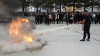 Afyon’da personellere afet ve yangın eğitimi verildi