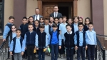 Kaymakam Hacı Demirci, miniklere mesleğini anlattı