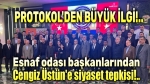 Cengiz Üstün’ün davetine “siyaset yapma” tepkisi!..