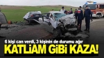 Katliam gibi kaza, 6 kişi öldü