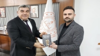 Eğitimci Yazar Şükrü Özay, Miraç Sünnetci’yi ziyaret etti