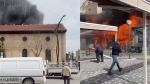 Afyon Bolvadin’de tarihi mağazada yangın! Dükkanlar boşaltılıyor…