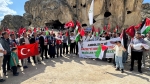 Afyon‘da, İsrail’in Gazze’ye yönelik saldırıları protesto edildi