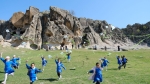 Afyon İhsaniye’de uçurtma şenliği: 50 öğrenci gökyüzünü renklendirdi