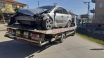 Afyon Sandıklı’da iki otomobil çarpıştı: Yaralılar var!