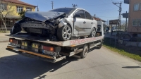 Afyon Sandıklı’da iki otomobil çarpıştı: Yaralılar var!