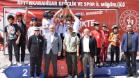 Afyon’da okul sporları bisiklet müsabakaları tamamlandı