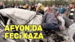 Afyon’da feci kaza, 1 ölü