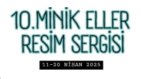 Afyon’da 10. Minik Eller Resim Sergisi