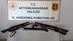 Sinanpaşa Akören’de silah kaçakçılığı operasyonu