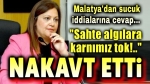 Başkan Burcu Köksal tokatladı: Algılara karnımız tok!..