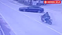 Afyon’da 20 yaşındaki genç hayatını kaybettiği kazanın görüntüsü