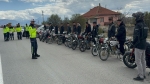 Afyon’da motosiklet sürücülerine jandarmadan 1 kural bir ömür eğitimi