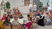 Minik öğrencilerden kütüphaneye ziyaret