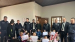 Öğrencilerden polislere ziyaret